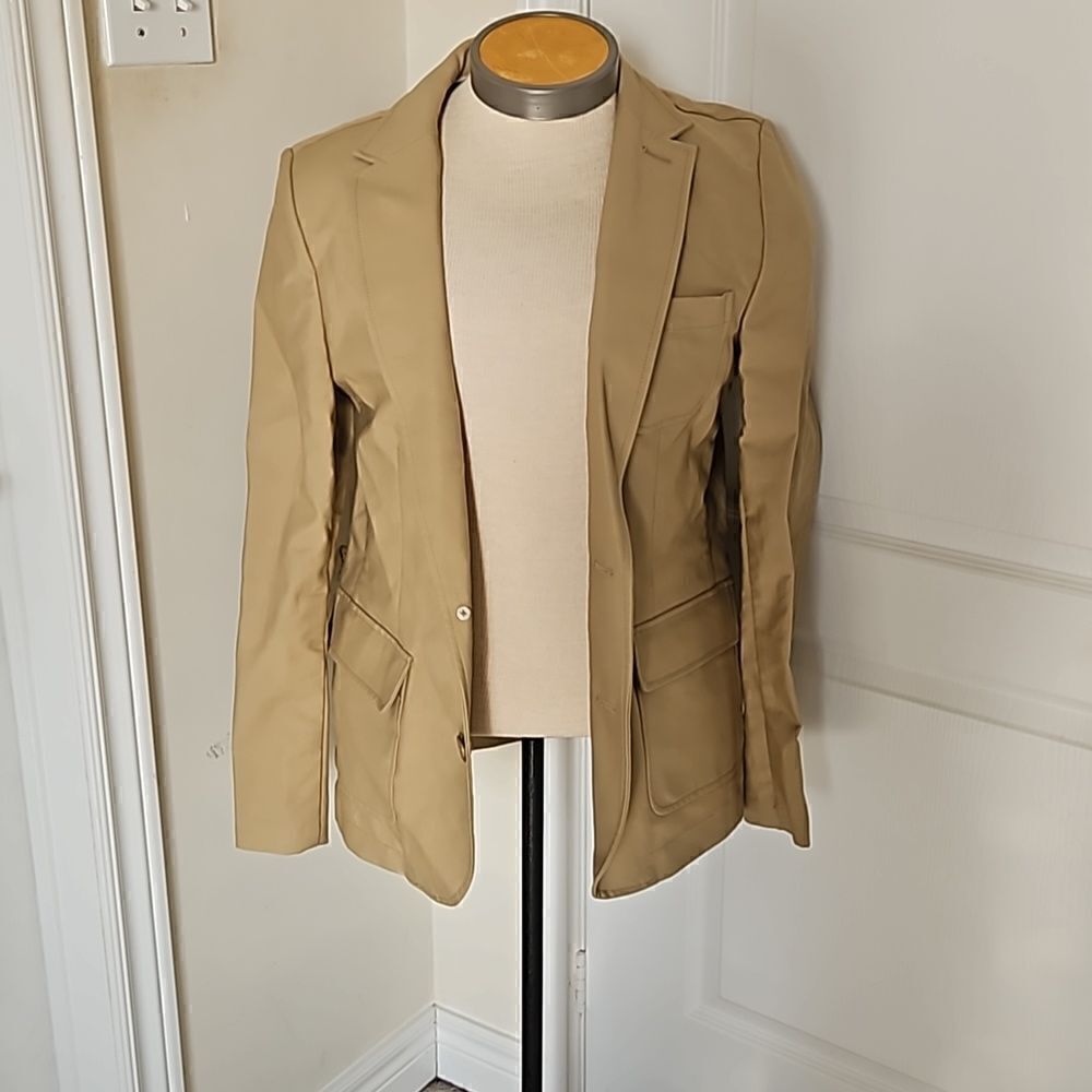 Tommy Hilfiger Men's Cotton Blazer Small Brown